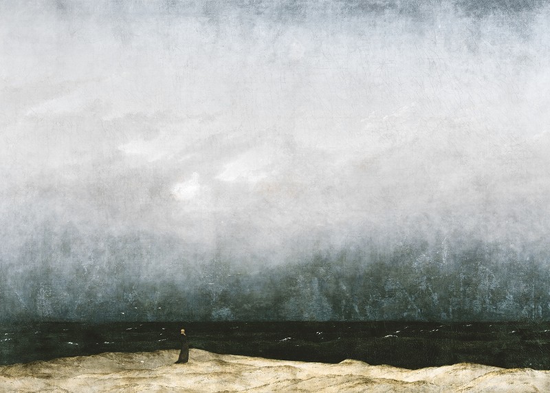 Der Mönch Am Meer By Caspar David Friedrich-3