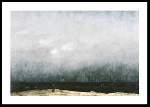 Der Mönch Am Meer By Caspar David Friedrich-0