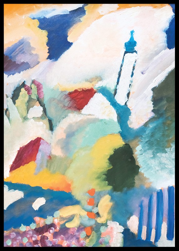 Murnaus Mit Kirche By Wassily Kandinsky-2