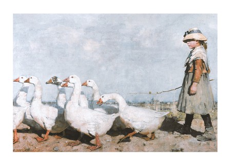 Poster To Pastures New By James Guthrie