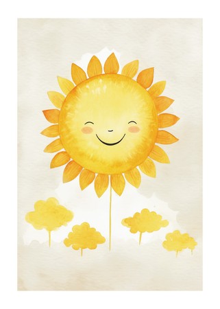 Poster Smiling Sun