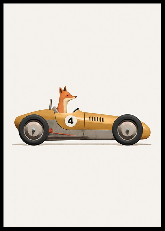 Fox In Toy Car-2