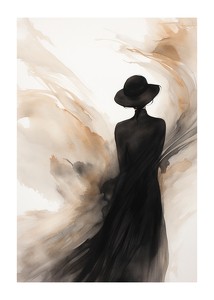 Silhouette Of A Woman No2-1
