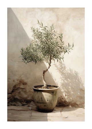 Poster Olive Tree Mediterranean No1