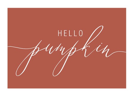 Poster Hello Pumpkin