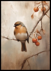 Bird On Branch-2