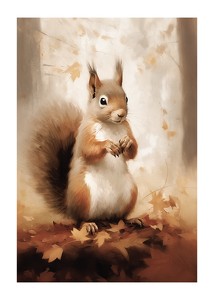 Squirrel Watercolor-1