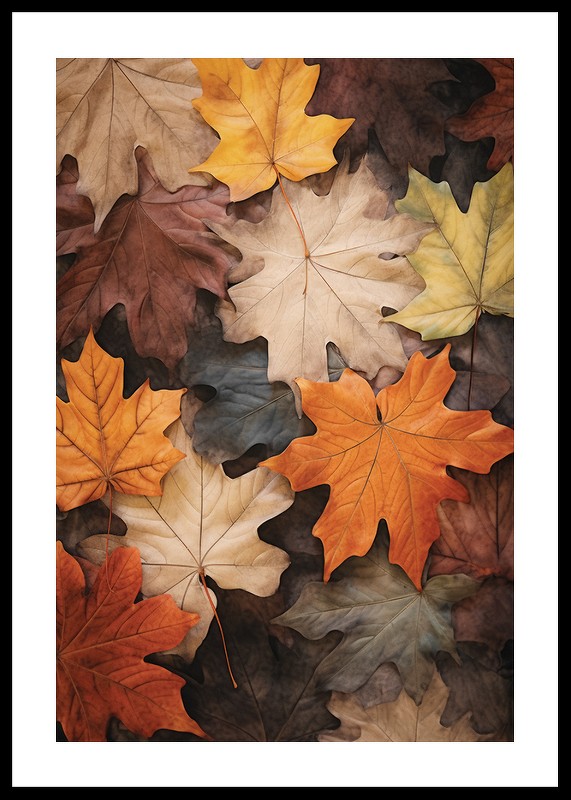Multicolored Autumn Leaves-0