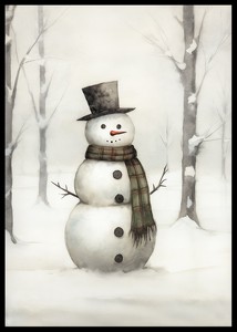 Winter Snowman-2