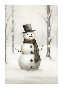 Winter Snowman-1