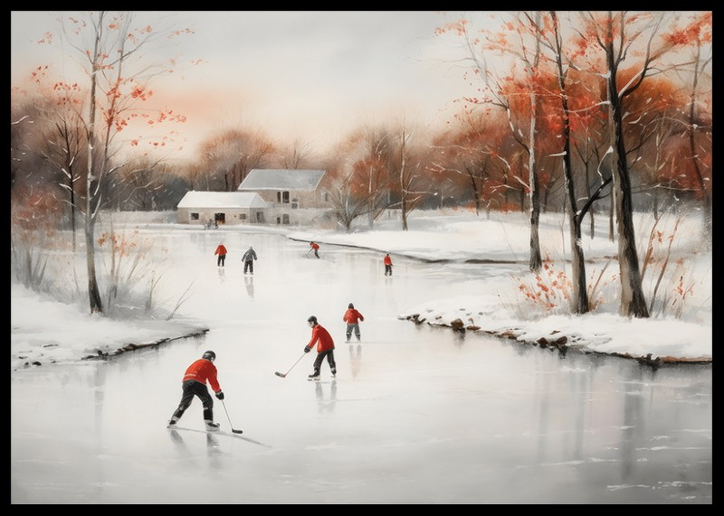 Ice Skates In Winter-2