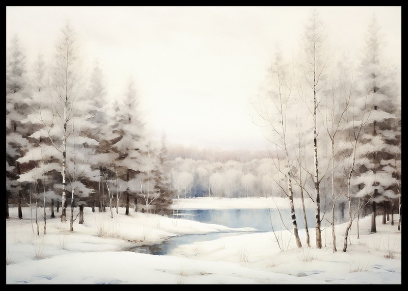 Winter Frozen Lake-2
