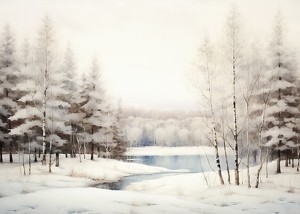 Winter Frozen Lake-3