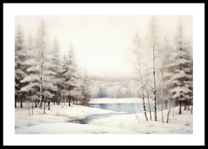 Winter Frozen Lake-0