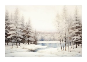 Winter Frozen Lake-1
