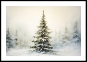 Winter Morning Pine Tree-0