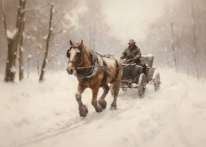 Horse And Sleigh-3