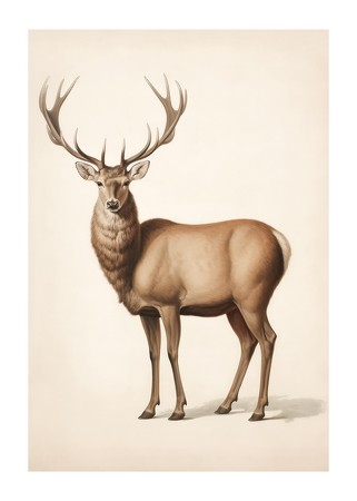 Poster Brown Deer