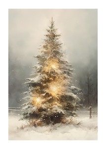 Winter Tree With Lights-1