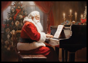 Santa On The Piano-2