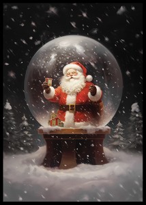 Santa Snow Globe-2