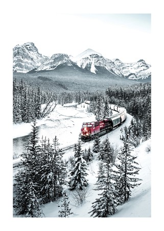 Poster Winter Train No2