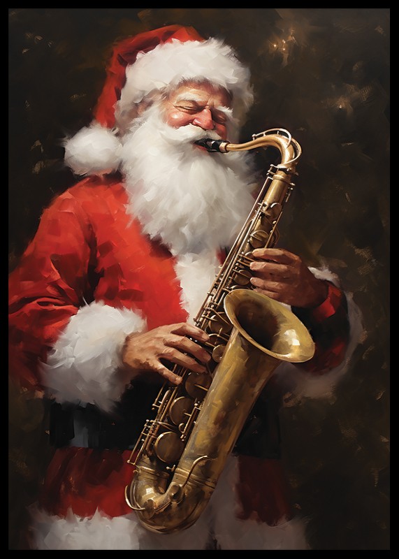 Santa On The Saxophone-2
