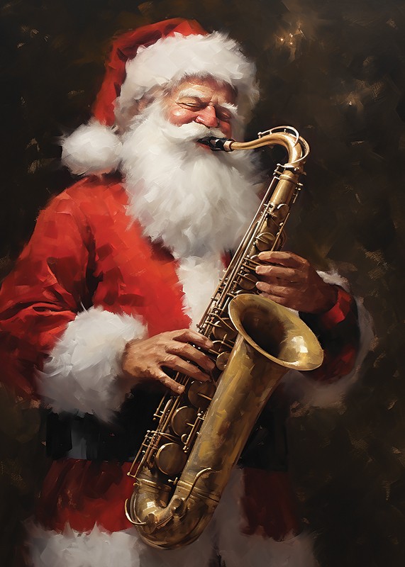 Santa On The Saxophone-3