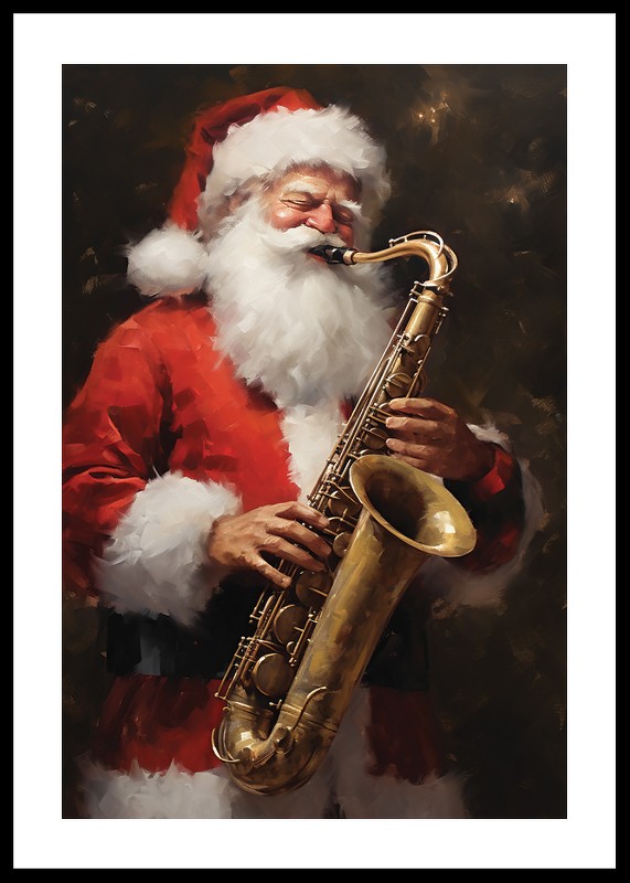Santa On The Saxophone-0