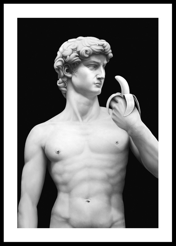 Sanna Wieslander Snack Time (Michelangelo’s David Statue)-0