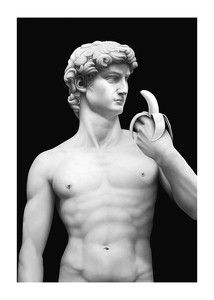 Sanna Wieslander Snack Time (Michelangelo’s David Statue)-1