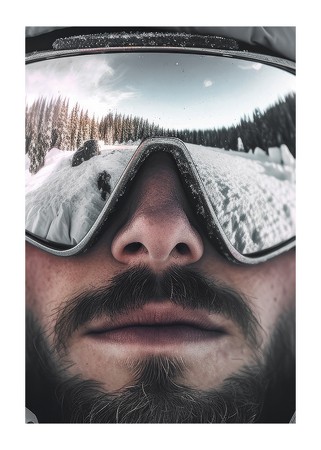 Poster Ski Goggles
