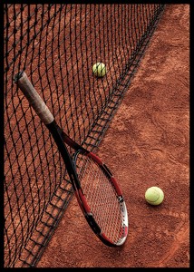 Tennis Racket & Court-2