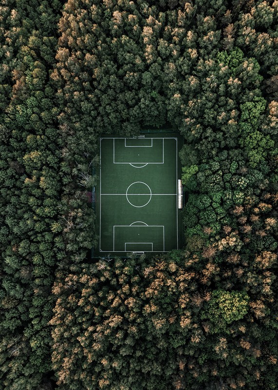Soccer Field Drone View-3
