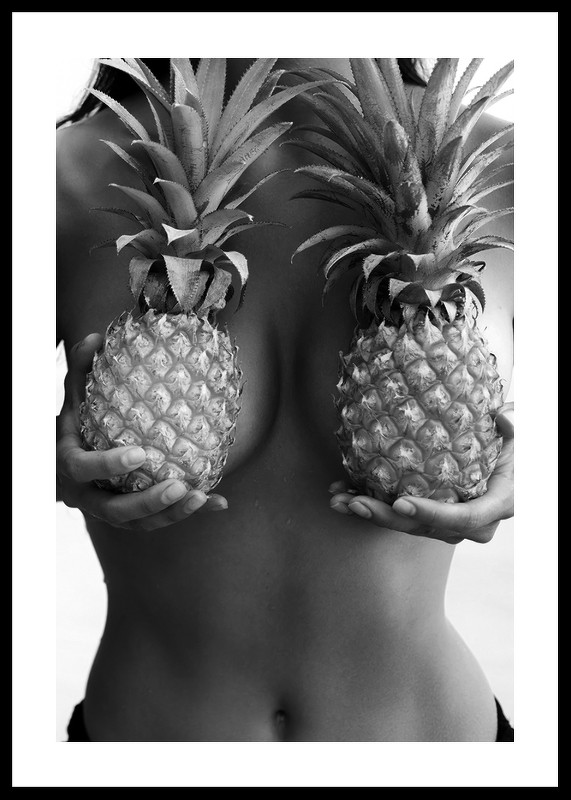 Them Pineapples B&W-0