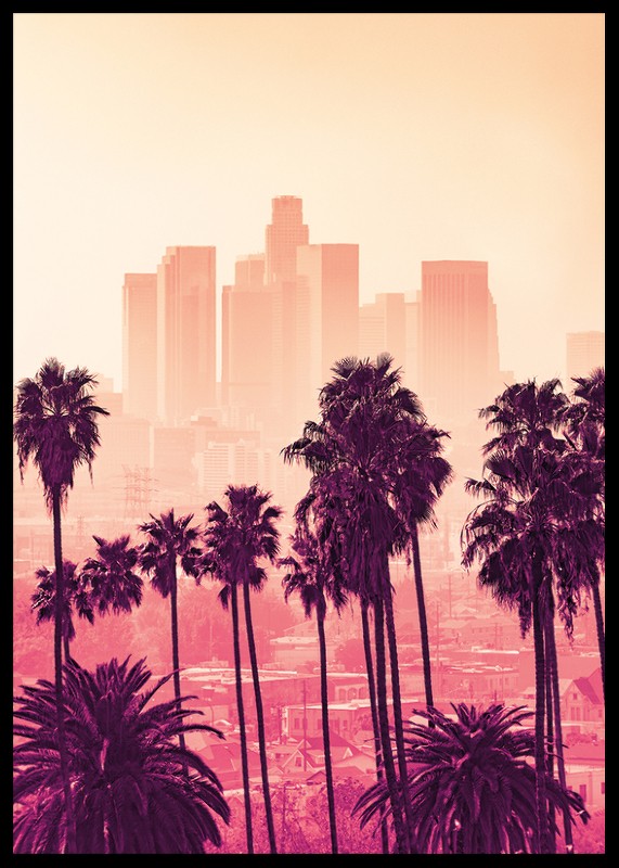 Los Angeles Neon Skyline-2