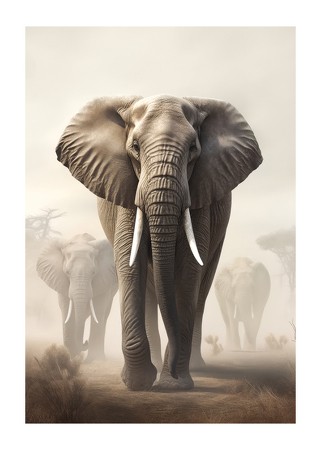 Poster Elephant Matriarch