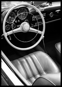 Vintage Car Seat B&W-2