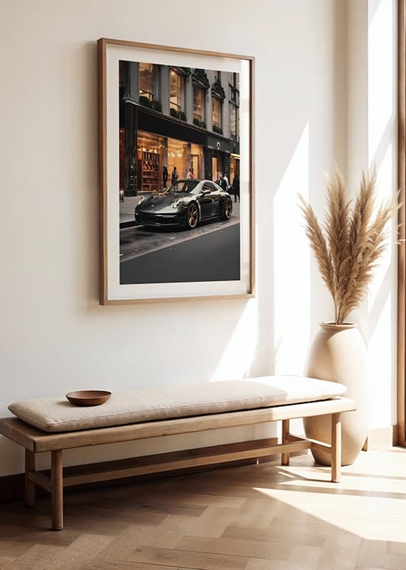 Poster Porsche 911 Carrera Street View crossfade