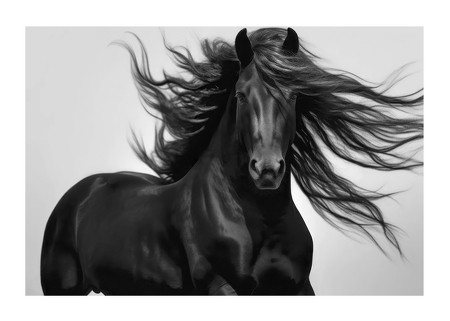 Poster Black Horse Show No2