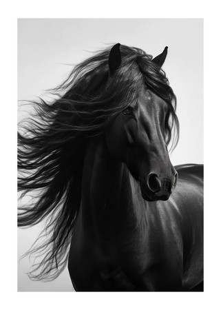 Poster Black Horse Show No1