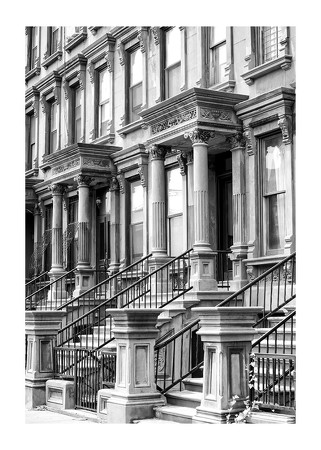 Poster New York Townhouse