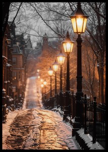 Illuminated Winter Street-2