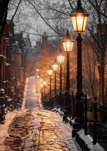 Illuminated Winter Street-3