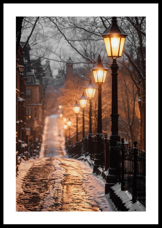 Illuminated Winter Street-0