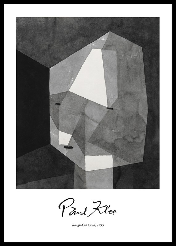 Rough-Cut Head By Paul Klee-0