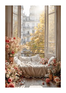 Flowers By The Open Window-1