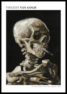 Head Of A Skeleton By Vincent Van Gogh-0