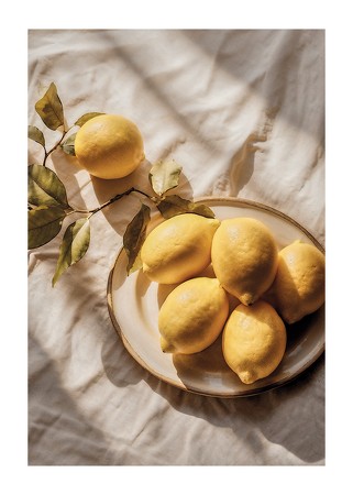 Poster Zestful Lemons