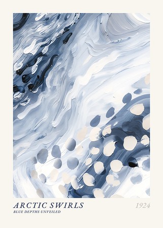 Poster Arctic Swirls No2